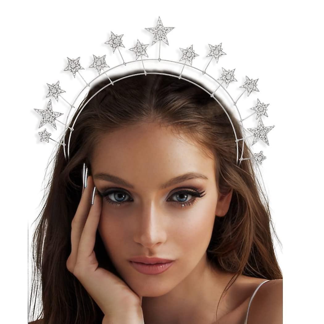Fairy Tiara Bessney Star Bride Wedding Tiara & Crown  display picture 3