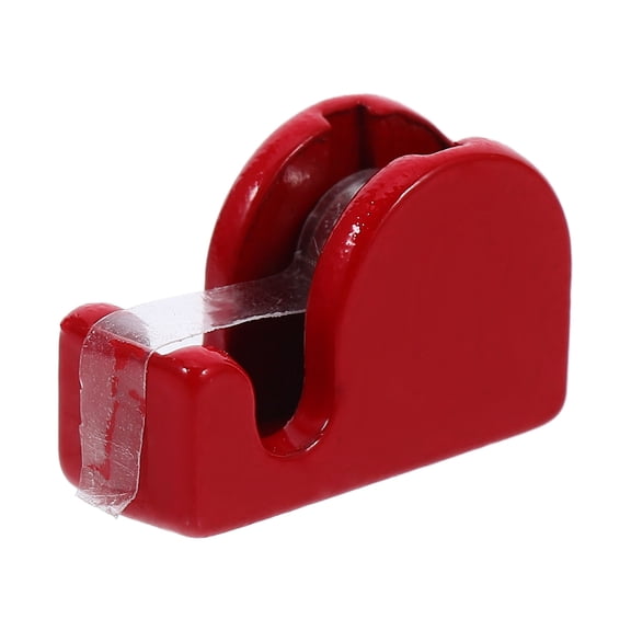 ELAYARD Small Tape Dispenser Mini Tape Dispenser Model Decorative Red 1Pack