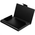 thumbnail image 1 of Miangastore Business Card Holder Box Desk Business Card Storage Box Portable Office Cards Box, 1 of 8