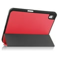 thumbnail image 5 of Dteck Case for iPad 10th Generation 10.9-inch 2022,iPad 11-inch (A16) 2025 Smart Leather Folio Kickstand Shockproof Rubber Cover with Pen Holder for iPad 10th/11th Gen,Red, 5 of 7