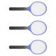 thumbnail image 1 of 3X Raqueta de Mano Operadas Baterias Palmeta Matamoscas para Mosquito Electrico Matador Palmeta Matamoscas para Mosquito Mosca Insecto Parasito Jardin Casa, 1 of 5