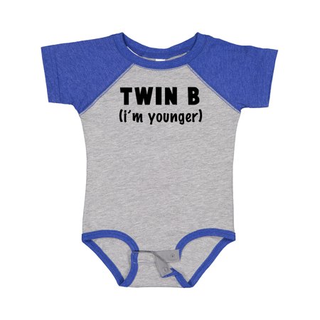 

Inktastic Twin B (i m Younger) Gift Baby Boy or Baby Girl Bodysuit