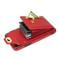 thumbnail image 4 of TECH CIRCLE Multifunctional Phone Case for iPhone XS/iPhone X Cell Phone - [Built-in Wallet] Protective Portable Leather Cover Shell with Adjustable Shoulder Strap, Red, 4 of 6