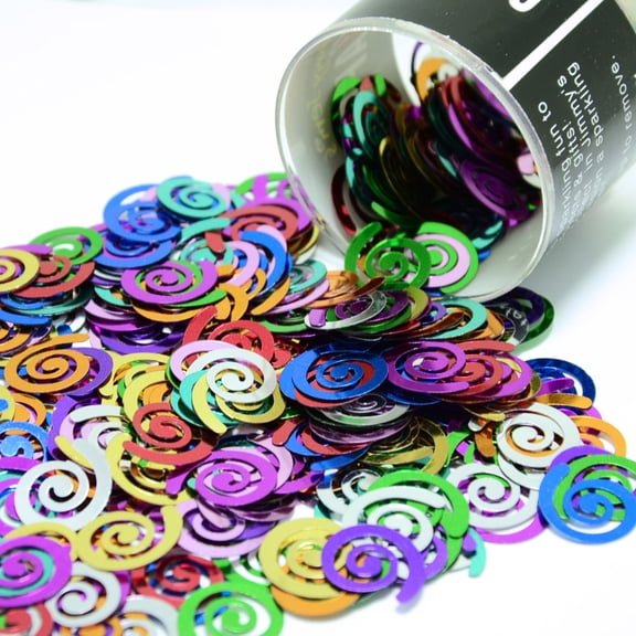 Confetti Curly Q MultiColors - Half Pound (8 oz) - CCL9542