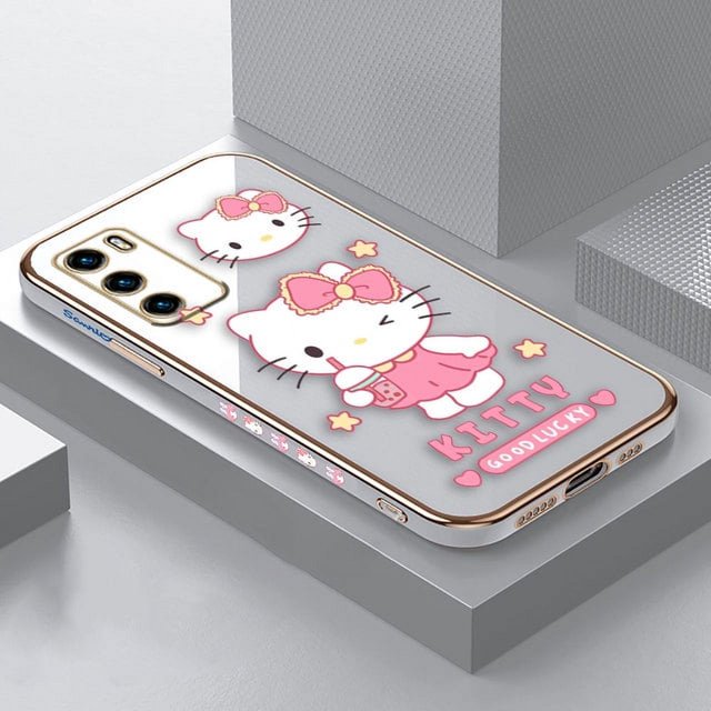 2024 Cover Smooth E-TPU Phone Case Huawei MATE 20 20X 30 40 P20 P30 P40 LITE MAGIC 4 5 PRO PRIME Case Cute Hello Kitty And My Melody Liuxinyi
