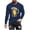 Navy, variant on Black,Friday Mens Plus Size T-Shirt Fayshow0 Men'S Beer Festival Printed Long Sleeve Top Long Sleeve Round Neck Top/Shirt,Black L
