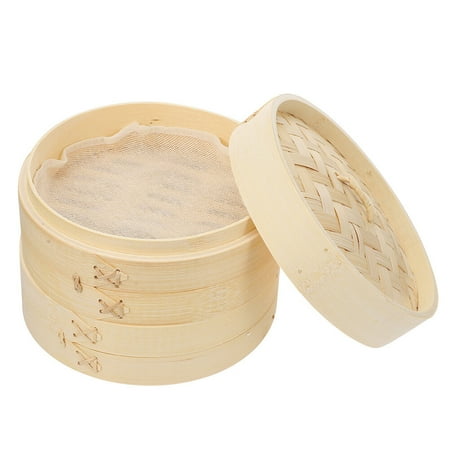 

1 Set 3pcs Bamboo Steamers Steamed Buns Steamers for Home (Assorted Color)