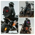 thumbnail image 3 of ZheElen PVC Motorcycle Backpack Backpack Hard Shell Laptop Bag Motorbike Riding Daypack Helmet Bag Dark Blue, 3 of 6