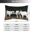 thumbnail image 2 of Balery Cute Goat Baby Funda de Cojín Estampada, Regalos para Mujeres, Regalos de Amor para Ella, Regalos para Novia o Esposa, Funda de Almohada-20"x30", 2 of 6