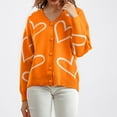 thumbnail image 2 of Pisexur Veste pour Femmes, Cardigans à devant Ouvert, Trenchs, Vestes d'Automne, Cardigan Décontracté pour Femmes à Imprimé Léopard, Col en V, Tricoté, à Boutons, à Manches Longues, Chandail, Haut, Manteau, Haut, 2 of 5