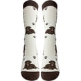 thumbnail image 2 of Happy Tails Chocolate Labrador Dog Lover Colored Socks - One Size Fits Most, 2 of 9