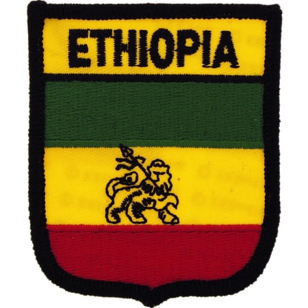 Ethiopia Shield Patch 2 1/2" x 3"