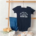 thumbnail image 4 of Don't Mess With Me Daddy's A Hunter Bodysuit Jumper Girls Infant Baby Brisco Brands NB, 4 of 6