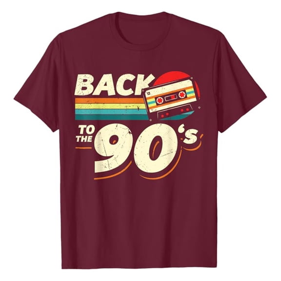 XIAOCHA Mens Retro T Shirt Short Sleeve 90s Graphic Print Tee Comfortable Casual Party Top