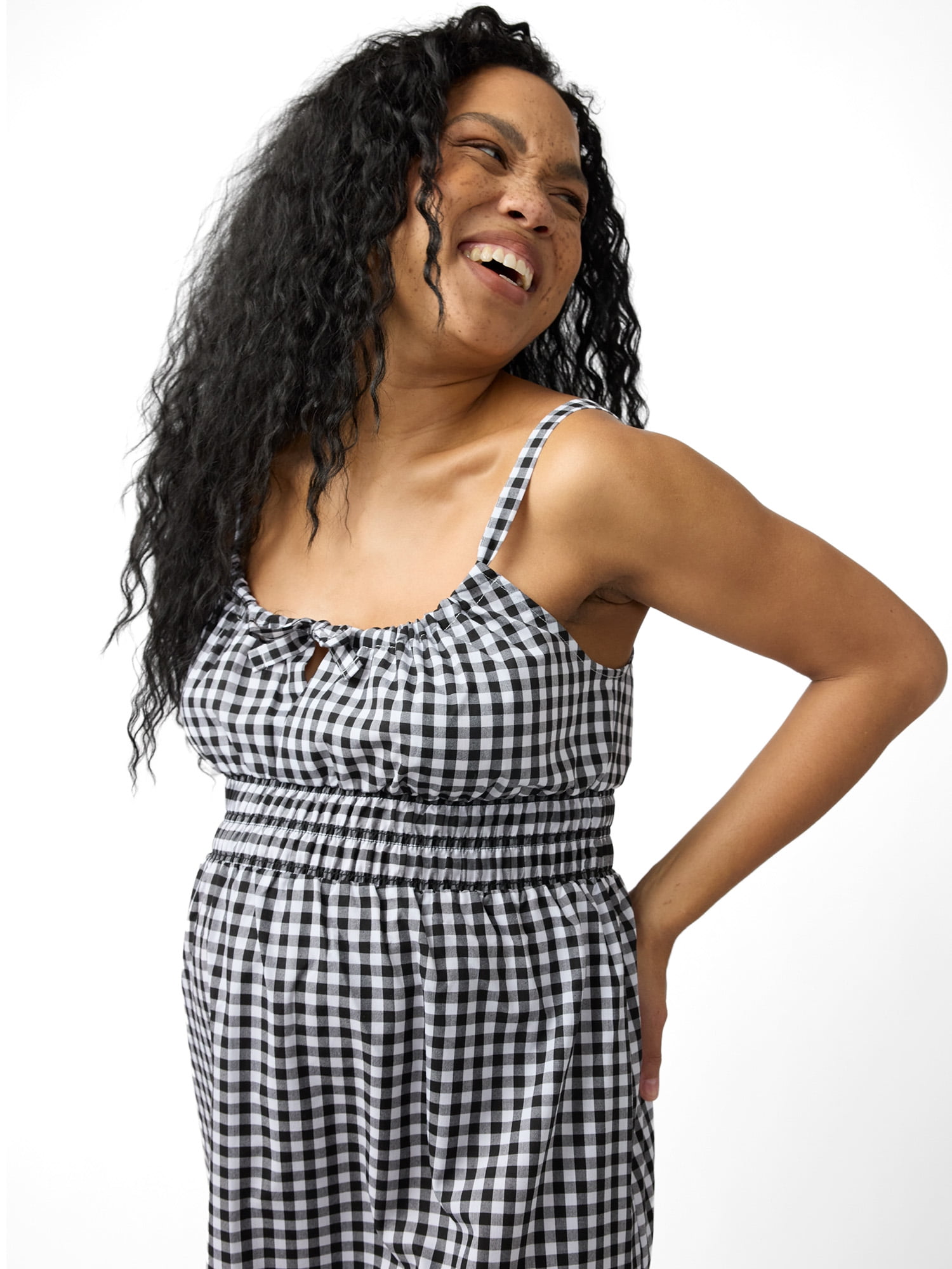 Ingrid & Isabel For Every Belly Women's Maternity Gingham Woven Dress, Size S-XXL