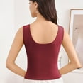 thumbnail image 3 of TKLPEHG Tank Tops for Women Crewneck Basic Tank Tops Fashion Comfy Casual Lightweight Sleeveless T Shirts Classic Solid Color Loose Blouses (Red,Free Size), 3 of 6
