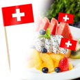 thumbnail image 1 of Country Flag Toothpicks | Cake And Burger Decorative Sticks | Flags For Themed Meals, 1 of 5