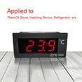 thumbnail image 2 of TFixol ZFX-900 Embedded Temperature Meter Intelligent Digital Temperature Display Panel for Refrigerator Deepfreeze Cold Closet, 2 of 7