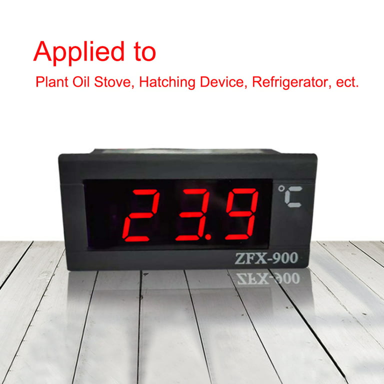 Zfx-900 Embedded Temperature Meter Intelligent Digital Temperature Display  Panel For Refrigerator Deepfreeze Cold Closet