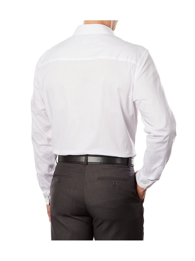 Kenneth Cole Unlisted Men's Slim-Fit Solid Dress Shirt - White
