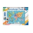 thumbnail image 2 of Rompecabezas Ravensburger World Map 100 piezas para mayores de 6 años, 2 of 7