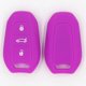 thumbnail image 2 of 3 Botones Car Key Bag Cover Shell Entry Shell Remote Holder Case para kusrkot Smart Remote Key Case Shell, 2 of 8