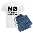 thumbnail image 6 of CafePress - No War In Ukraine Men's Light Pajamas - Men's Light Loose Fit Cotton Pajama Set, 6 of 7