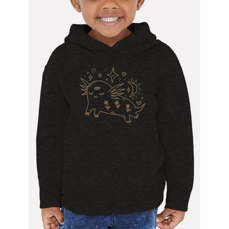 

Cute Boho Baby Mystical Axolotl Hoodie Toddler -Image by Shutterstock 2 Toddler
