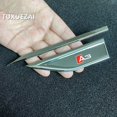 thumbnail image 4 of For Audi A3 Car Metal Sticker Fender Modifications Laser Emblem Car Styling Exterior Accessories 1 Pair, 4 of 7