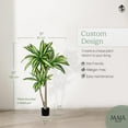 thumbnail image 5 of Open Box Maia Shop Artificial Dracaena Tree 4'3" Tall Tropical Decoration, 51", 5 of 8