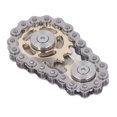 thumbnail image 1 of Metal Bike Chain Sensory Toy, Storage Bag Chains Sprockets Fingertip Toy Sturdy Stress Relief Relaxing  for Work Gold Silver,Multicolor, 1 of 7