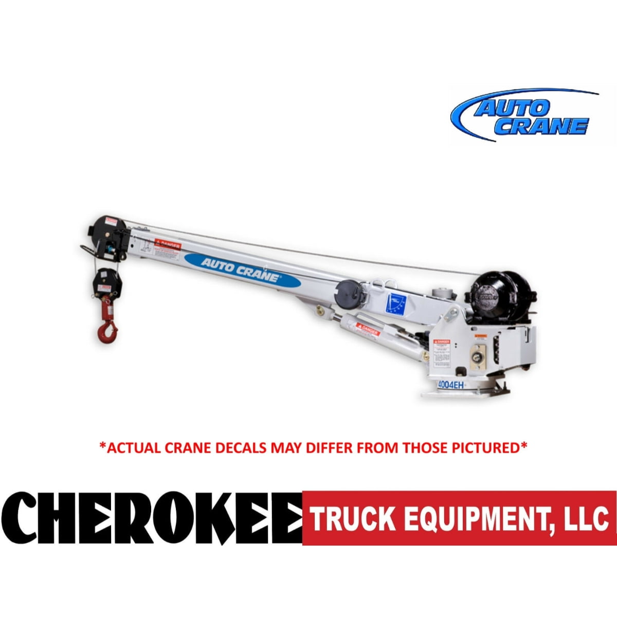 Auto Crane 404181001, EHC-4 Electric/Hydraulic Crane, 4,000 lbs., 16' Boom, HW