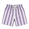 thumbnail image 3 of Miaoju Swim Trunks Kids 4t Boy Graphic Print Beach Board Shorts Drawstring Stretch Beach Bathing Suit Toddler Swimsuit Boy Swim Trunk for Boys, 3 of 5