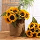 thumbnail image 3 of Rama de girasoles artificiales Cateissary 6 piezas decoración, 3 of 6