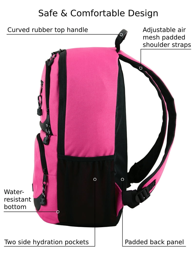 バッグ ripstop reusable bag - pink/black Eastsport Unisex Commuter Tech Backpack, English Rose Pink