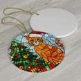 thumbnail image 3 of Cat Stained Glass Ornaments, Cat Ornament,Cat Christmas Tree Ornament, Cat Xmas Decorations lsxjdr, 3 of 5