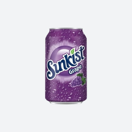 Sunkist Grape Soda 12 OZ | 1 Individual Can