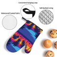 thumbnail image 3 of Cauagu Beach with Palm Trees Print Oven Mitts and Pot Holders 4 pcs Set,Extra Thicken Long Kitchen Oven Glove Potholders BBQ Gloves-Oven Mitts and Pot Holders(11 Inch), 3 of 6
