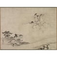 thumbnail image 3 of Hanabusa Itchō 14x12 Black Modern Framed Museum Art Print Titled - Daoist Immortal (1615-1868), 3 of 5