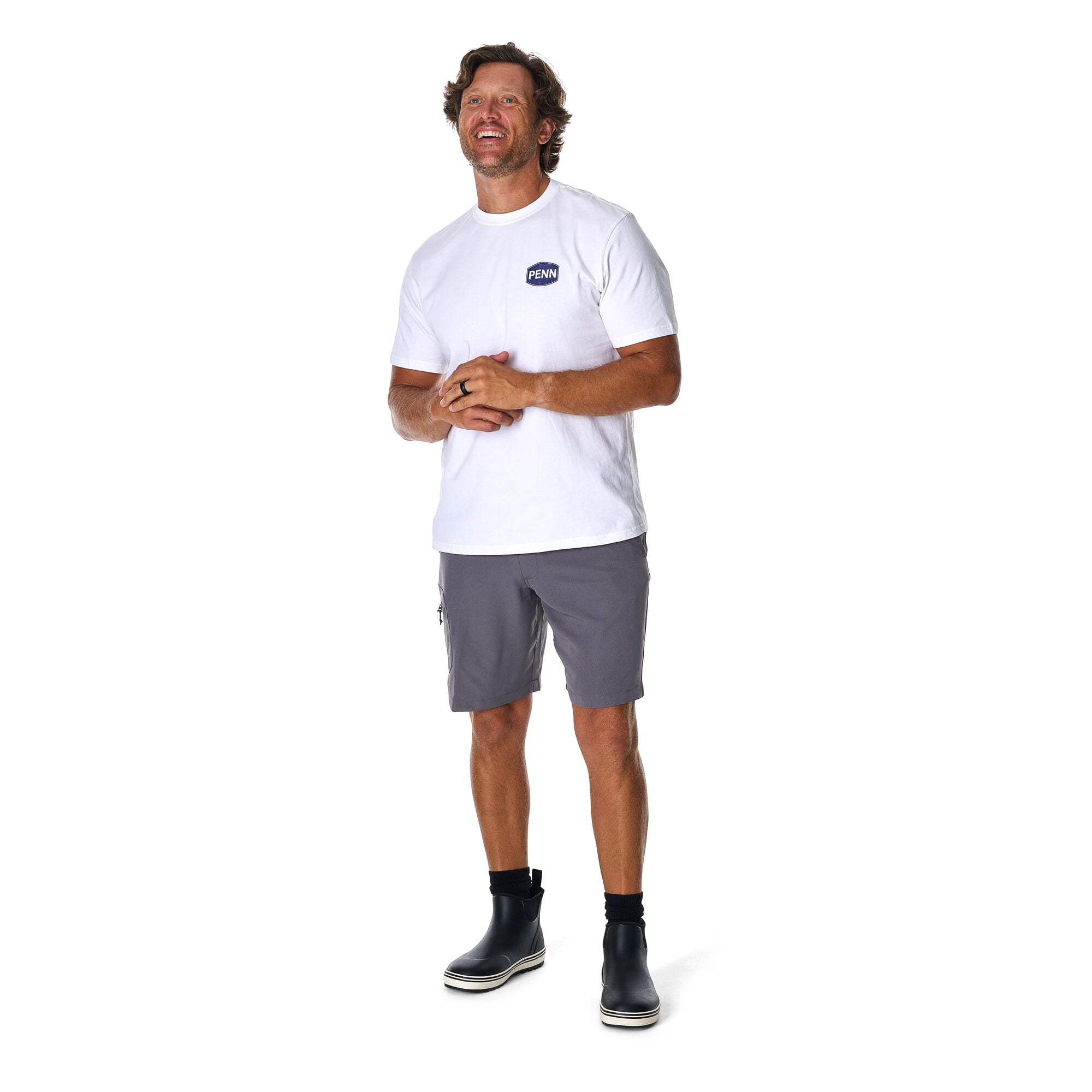 PENN Malosi® GT Short Sleeve T-Shirt, White, Size L