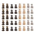 thumbnail image 2 of Button Stud, 40 Pcs Easy Installation Wide Applications Brass Leather Rivets  For DIY For Belts, 2 of 8