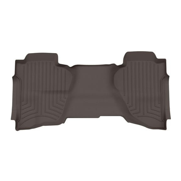 WeatherTech FloorLiner HP Custom Fit Floor Mats compatible with Silverado 1500, Sierra 1500 Limited, Sierra 2500HD/3500HD, Silverado 2500HD/3500HD, Silverado LD 1500, Sierra 1500 - 2nd Row, Cocoa