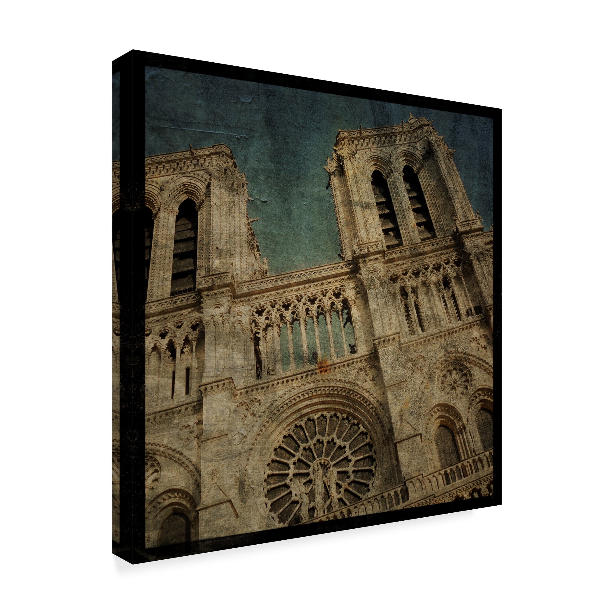 Trademark Fine Art 'Notre Dame' Canvas Art by John W. Golden