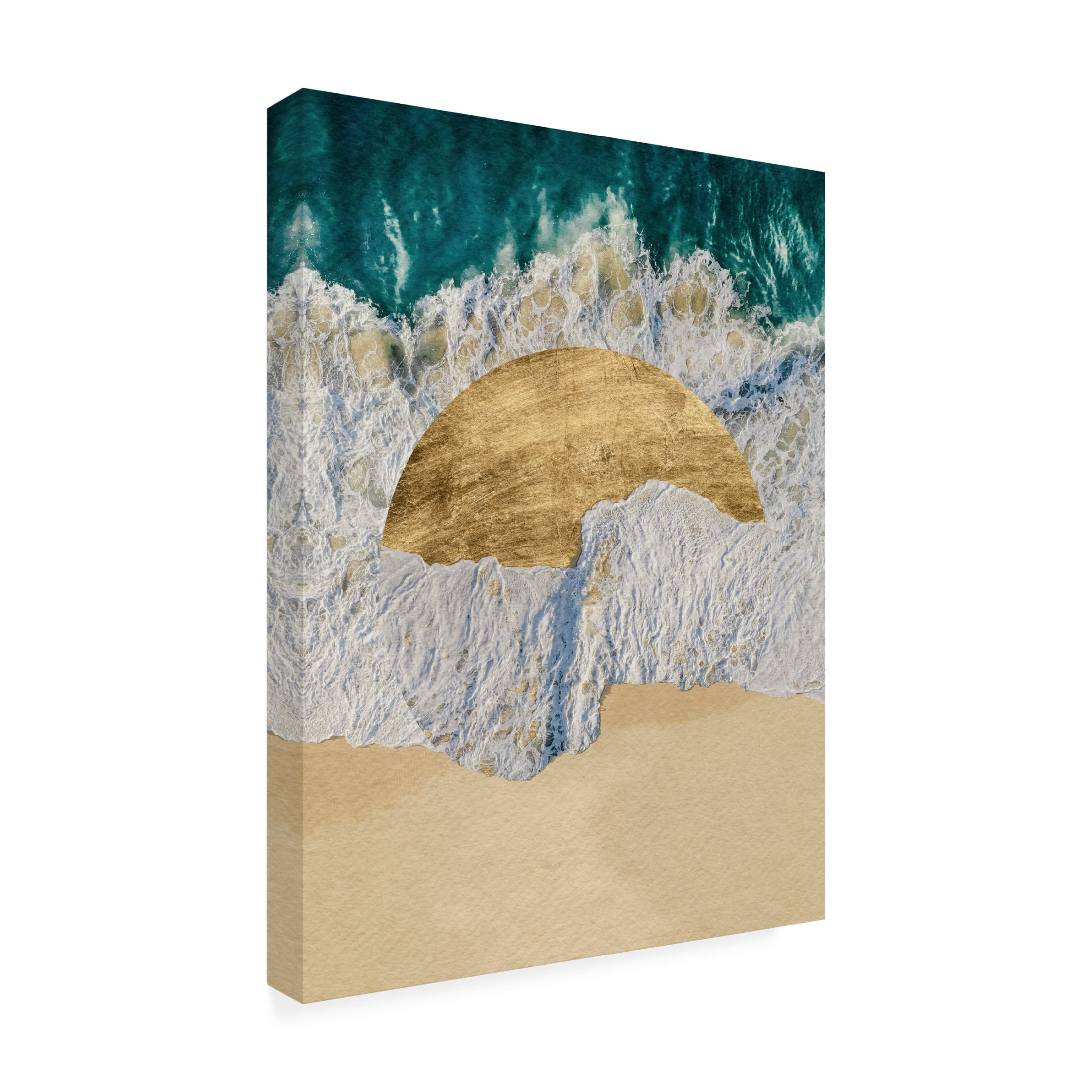 Trademark Fine Art Grace Popp Breaking Shore I Canvas Wall Art
