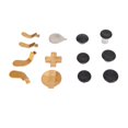 thumbnail image 3 of Thumbstick Replacement Kit Sensitive Magnetic Metal Thumb Sticks for Xbox One Elite Series 2 Gold, 3 of 5