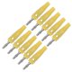 thumbnail image 5 of 10pcs/set 4mm Banana Plug Socket Terminal Connector for Welding Machinery Charging GeneratorsYellow, 5 of 5