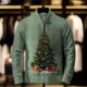 thumbnail image 3 of Suéter navideño con estampado 3D para hombre, abrigo holgado informal, cárdigan elegante para las fiestas, ropa de invierno para hombre, ropa de feliz Navidad, 3 of 5