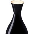 thumbnail image 2 of Villacera 83-DEC7064 Handcrafted 24 in. Tall Black Bamboo Decorative Tear Drop Floor Vase for Silk Plants, 2 of 8
