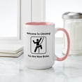 thumbnail image 4 of CafePress - Welcome To Climbing! You Are Large Mug - 15 oz Ceramic Large White Novelty Mug, 4 of 4