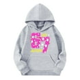 thumbnail image 3 of KKBOTIVE Kids 67 Hoodie Boys Girls Funny Six Seven 6 7 Pullover Hoodies Casual Soft Active Sport Outdoor Sweatshirts ( Grey Size: 4-5 Years ), 3 of 3